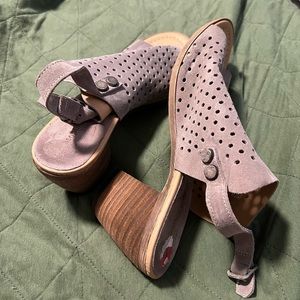 Sophia Milano | Leather Slingback Pump Open Toe | Women’s | 10